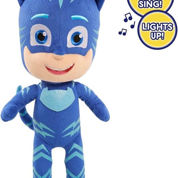 PJ Masks Sing & Talk Catboy Plush, Kids Toys for Ages 3 Up by Just Play - Picture 2 of 4